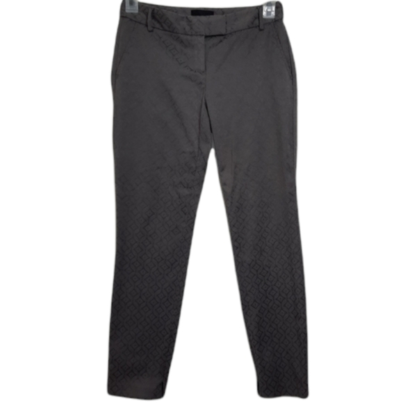 Cynthia Rowley Pants Women Size 2 Gray Tapered Zipper Leg Pockets - Picture 1 of 8